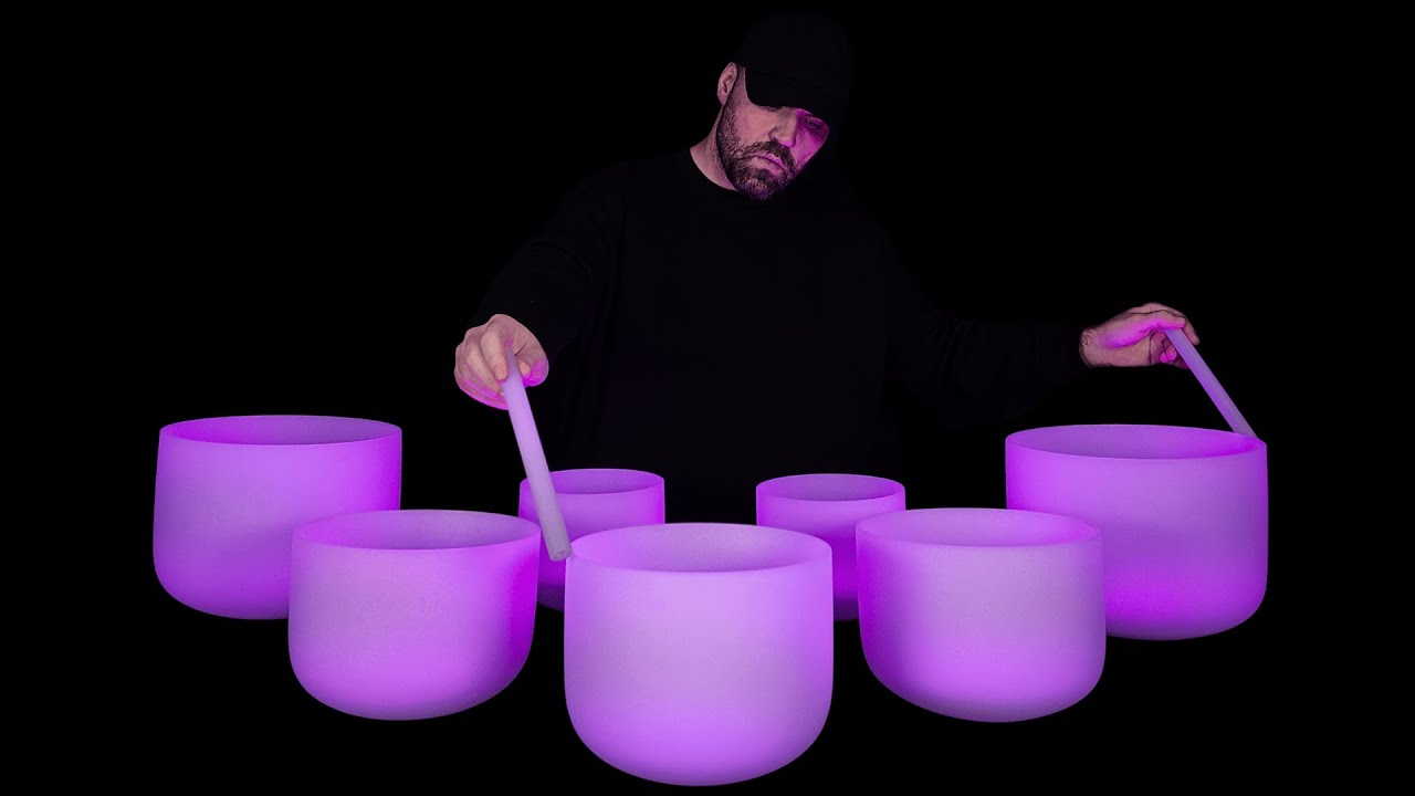 Deep Sleep with Soothing Crystal Bowls | Healing Sounds 432 Hz - YouTube
