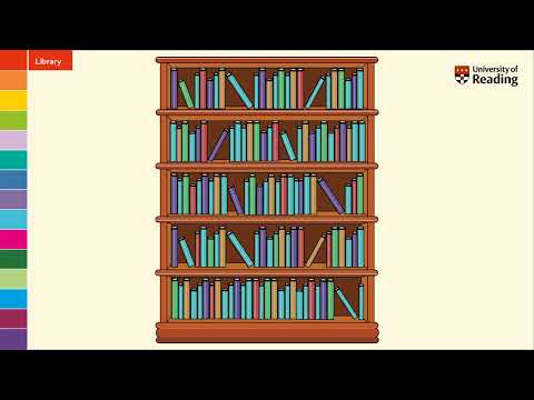 Finding a book on the shelf