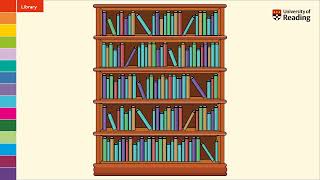 Finding a book on the shelf