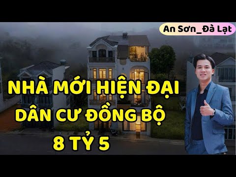CĂN NHÀ MỚI XÂY TRONG KHU DÂN CƯ MỚI VÀ ĐỒNG BỘ BẬC NHẤT ĐÀ LẠT. CHỈ 8,5 TỶ