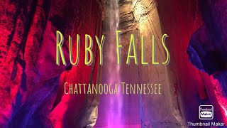 Ruby Falls with an underground waterfall @MaddzEntertainment