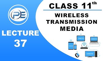 Wireless Transmission Media | ICS 11 Chapter 2 Lecture 37 | 1st year Computer Science
