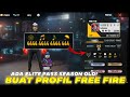 CARA BUAT BADGE ELITE PASS SEASON OLD DI PROFIL FREE FIRE SENDIRI JADI KEREN