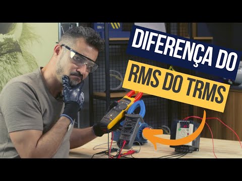 Qual é a diferença do RMS do TRMS no alicate amperimetro?