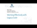 Working Effectively with Legacy Code [Robert Haken, WUG Days Brno 10/2016]