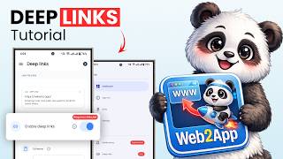 DeepLinks in Web to App Converter - WebInto.App