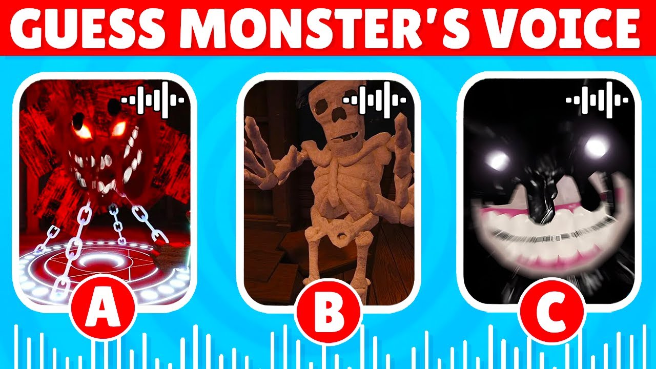 GUESS THE MONSTER'S VOICE#2 (ROBLOX DOORS: SOUNDS OF MONSTERS AND ITEMS) 