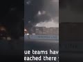 Cargo ship catches fire in mid sea