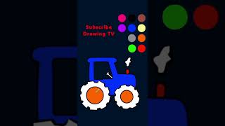 Tractor coloring page Fun Drawing for Kids made DRAWING TV