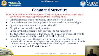 Lecture Video 1 18CS56 Module1 General Features of Unix Command Hare Ram Singh