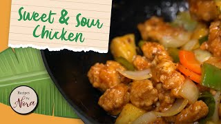 Sweet and Sour Chicken with Pineapple Recipe
Sweet and Sour Chicken with Pineapple Recipe
Crispy fried chicken nuggets tossed in a sweet and tangy sauce with onions, bell peppers, and pineapple. Its better than Chinese takeout and can be made in less than 30 minutes!
Equipment
A wok or skillet
Ingredients
For the sauce:
3 tablespoons cane or white vinegar sub: rice or apple cider vinegar
¼ cup ketchup
¼ cup sugar
½ cup water
¼ teaspoon red pepper flakes optional
1 tablespoon soy sauce
2 teaspoons cornstarch
For the chicken:
12 ounces boneless, skinless thighs or breasts cut into 1-inch pieces
1 egg white lightly beaten
¼ cup all-purpose flour
¼ cup cornstarch sub: potato or rice flour
1 teaspoon baking powder
salt and pepper to taste
For the stir-fry:
1 medium white or yellow onion cut into 1-inch pieces
½ red bell pepper about 1 cup; cut into 1-inch pieces
½ green bell pepper about 1 cup; cut into 1-inch pieces
1 cup pineapple chunks fresh, frozen, or canned; cut into 1-inch pieces
1 teaspoon minced ginger
3 cloves garlic minced
2 stalks scallions 1½-inch sections
Oil (canola, avocado, or other vegetable oils) for shallow-frying and sautéing
Instructions
1. Make the sauce by combining vinegar, ketchup, sugar, ½ cup water, red pepper flakes, soy sauce, and cornstarch. Set it aside.
2. Season chicken with salt and pepper and mix in egg white.
3. Combine flour, cornstarch, and baking powder. Coat the chicken evenly.
4. Fry the chicken over medium-high heat for about 2 minutes until golden brown. Drain them on paper towels and remove the oil.
5. Sauté onions, peppers, and pineapple over high heat for 2 minutes until slightly blistered. Season with salt and pepper.
6. Push the vegetables aside, then lower the heat to medium. Sauté ginger and garlic for 30 seconds in a bit of oil. Toss them all together.
7. Add scallions and the sauce. Let it thicken for about a minute.
8. Turn off the heat and toss them together with the chicken. Add ground pepper, as desired.
Thanks for watching! Dont forget to 👍 LIKE, leave a 💬 COMMENT below, and ❤️ SUBSCRIBE to my channel! If you like it so much, please feel free to 🤝 SHARE this video too.
ℹ️ Recipes by Nora - Your source for delicious Filipino recipes
Hello! My name is Nora. Im here to share authentic Filipino recipes and foreign-inspired dishes beloved by Filipinos. Browse through recipes and learn how to recreate them with easy-to-find ingredients, detailed instructions with photos, and cooking videos.
#recipesbynora Sweet and Sour Chicken with Pineapple Recipe