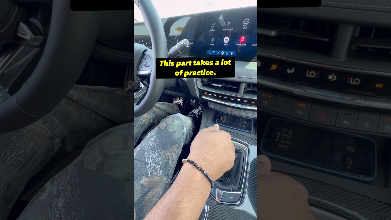 Here’s how to drive a manual in under 60 seconds. 🙂