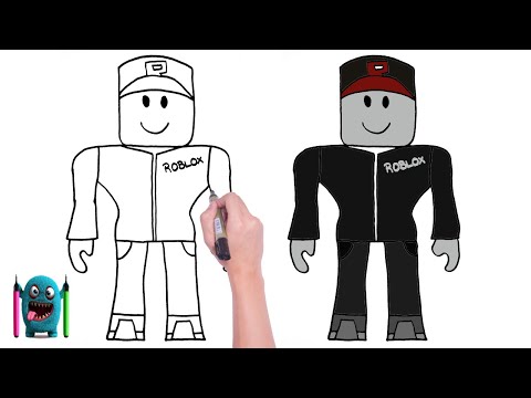 Roblox Misafir Çizimi How to Draw Roblox Guest 