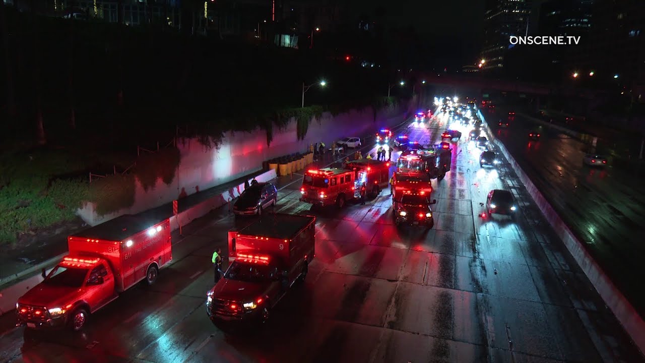 One Dead, Three Injured After Downtown Freeway Crash In Los Angeles ...