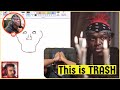 KSI reacts to PEWDIEPIE drawing him | Top daily viral