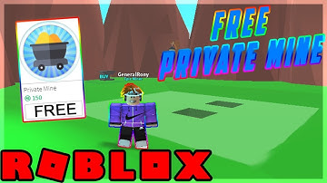 How to get the Private mine in Mining Simulator for free!(Roblox) | GeneralRony