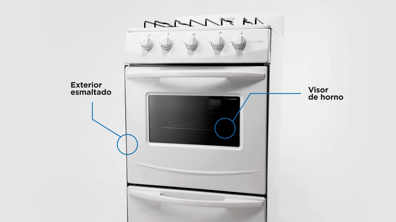 Authogar | COCINA BLANCA CANDOR S2 51cm GAS NATURAL