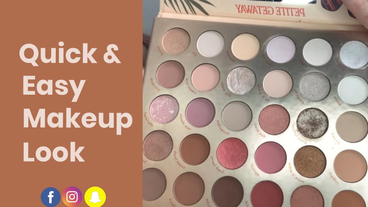 Quick & Easy Everyday Makeup Look! - YouTube
