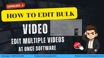 How to Edit Bulk Video 2025 | Edit Multiple Videos at Once with 1 Click!