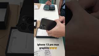 Iphone 13 pro max graphite🤩🤩🤩