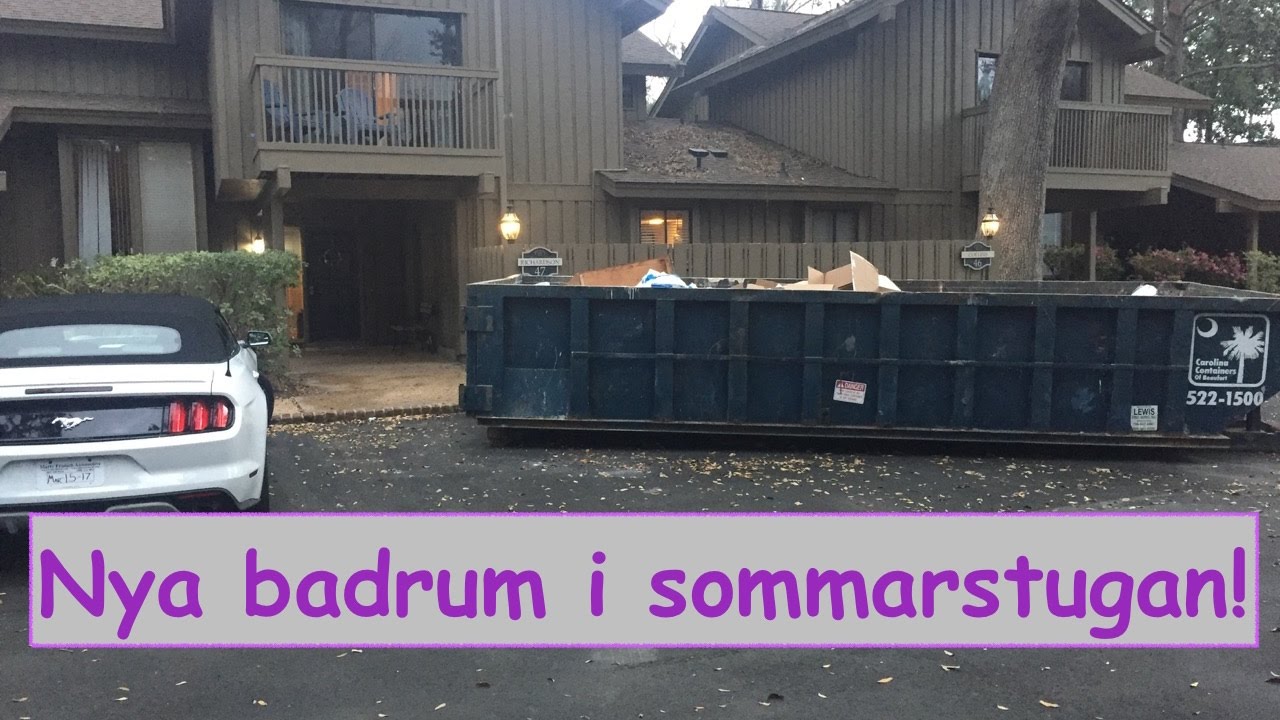 Nya badrum i sommarstugan