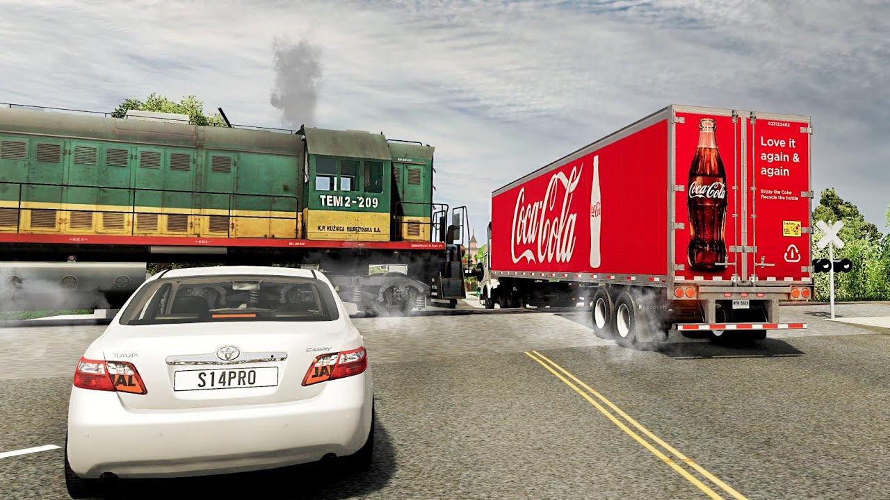 Realistic Train Crashes 3 | BeamNG.drive