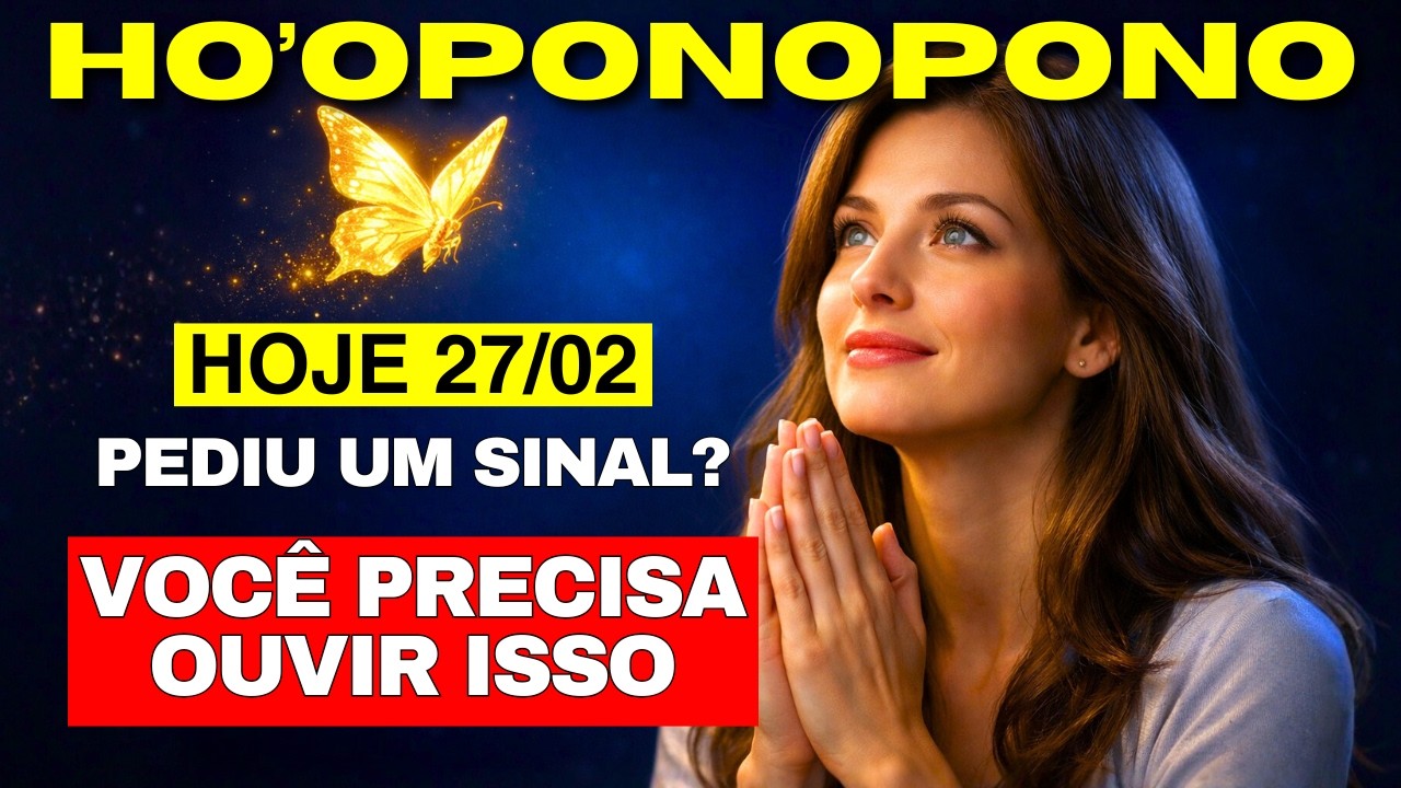 HO'OPONOPONO PEDIU UM SINAL? SE ESSE VÍDEO CHEGOU ATÉ VOCÊ, É PORQUE VOCÊ PRECISA OUVIR ISSO.