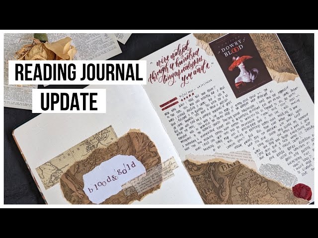 2023 Reading Journal Spreads, Book Talk