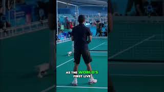 Humanoid Robots Play LIVE Autonomous Tennis Match!