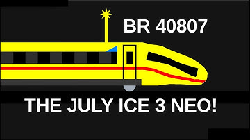 A July ICE 3 Neo takes off at Algodoo HBF!