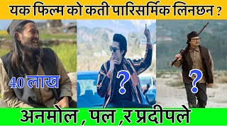 कती पारिसर्मिक लिन्छन त ।अनमेल ,पल र प्रदीपले || Anmol, Paul, Pradeep |per Movie Salary |Top3 Actors