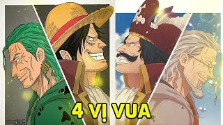 4 Vị Vua Biển Cả Roger - Lufy - Rayleigh - Zoro | Điểm Giống Nhau Giữa Băng Mũ Rơm Và Băng Roger