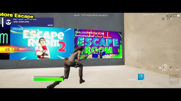How YOU Can Complete FINAL LEVEL in Fortnite 40 ESCAPE ROOM by qtuiii? Tutorial