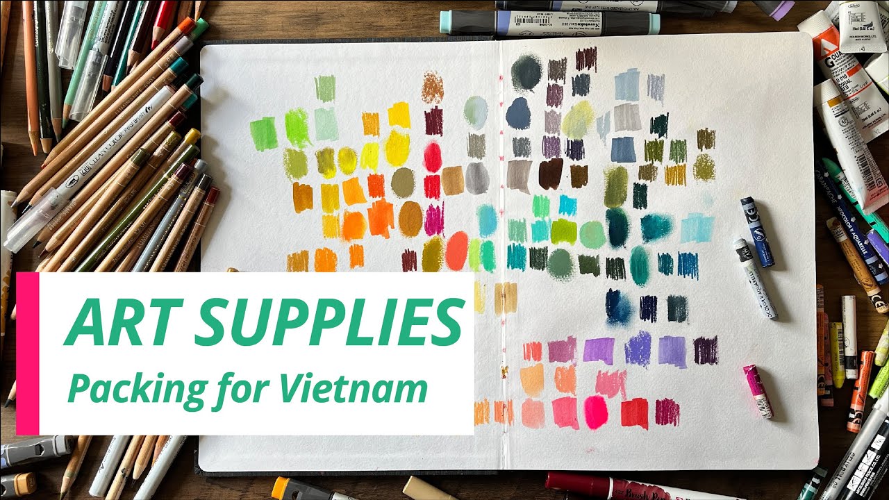 What’s in My Art Kit : Prepping to Teach in Vietnam