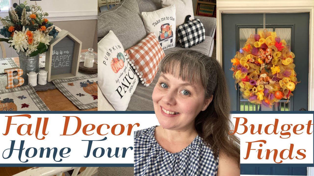 Fall Decor Home Tour 2023 1 Decor * Dollar General * Dollar Tree * Decorating on a Budget YouTube