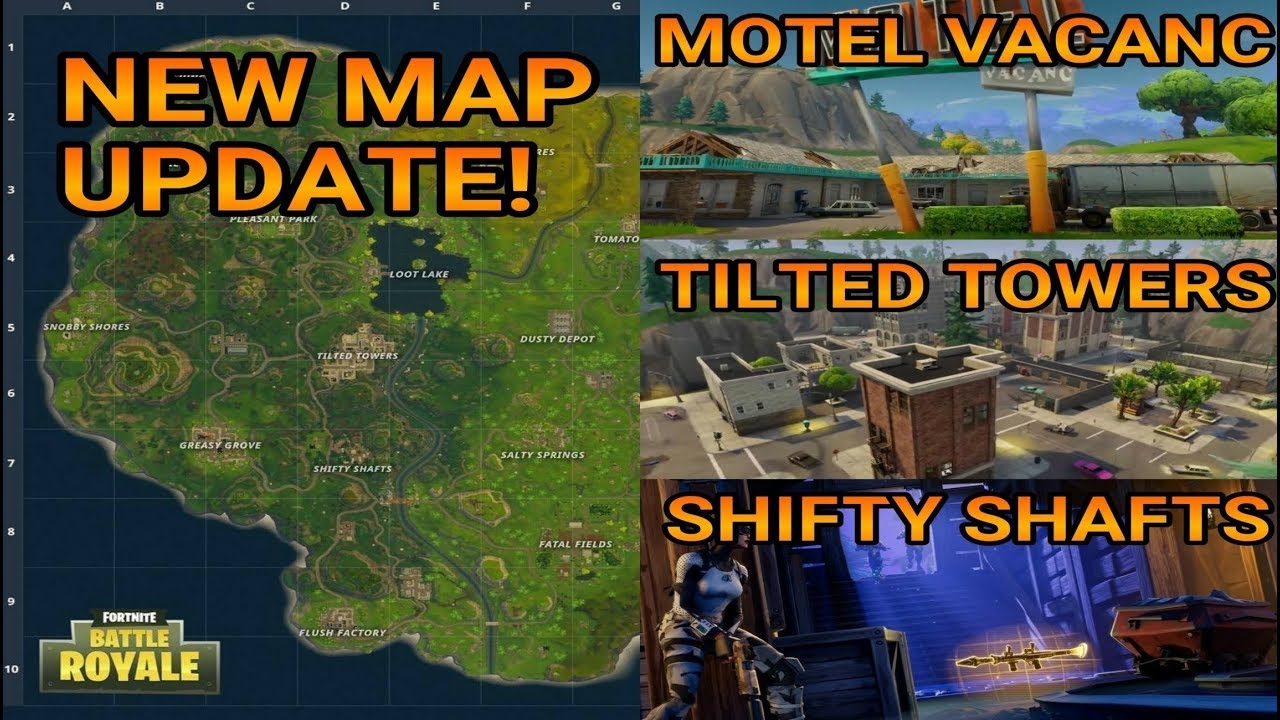 New Map Update in Fortnite: Battle Royale! - YouTube