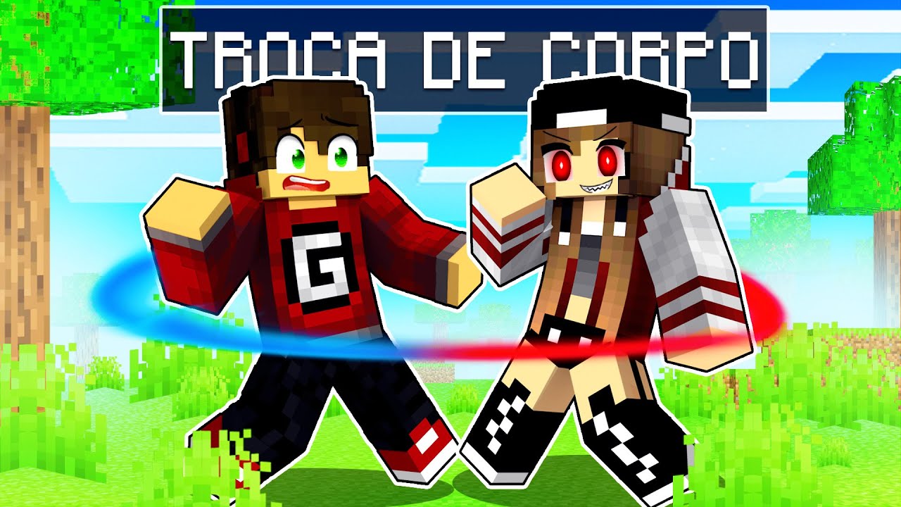 GUIHH TROCOU de CORPO com o VALENTÃO da ESCOLA no MINECRAFT ✭ Guihh ✭