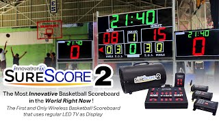 Innovatronix SureScore 2 Wireless Scoreboard - Game Scoring System (Basketball, Soccer, etc.) screenshot 5