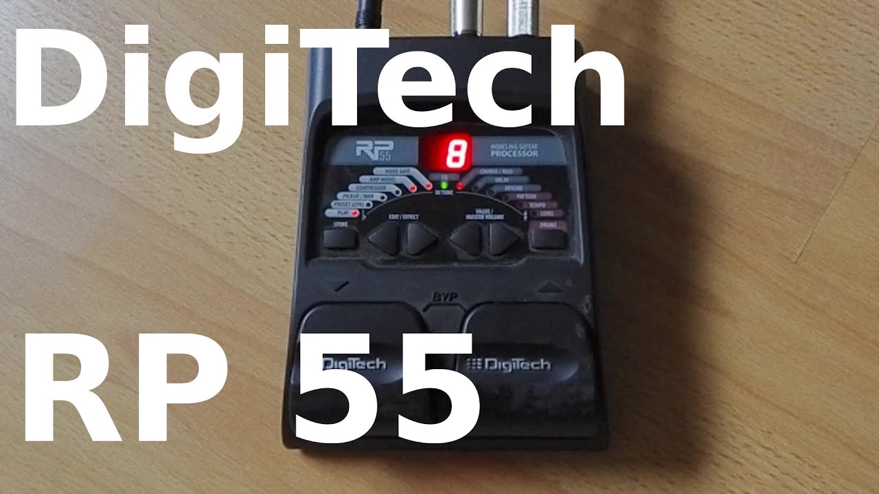 Digitech RP55 distortion demo