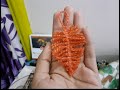 How to make a leaf from Thread || easy method || DIY Ideas #easycrafts #handmade   #westmathibest