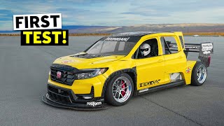 The Honda IndyTruck Hits the Track Testing at THE Honda Proving Center