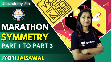 Marathon: Symmetry | YT Festival | Menti Quiz | Maths | Unacademy Class 7 | Jyoti Jaisawal