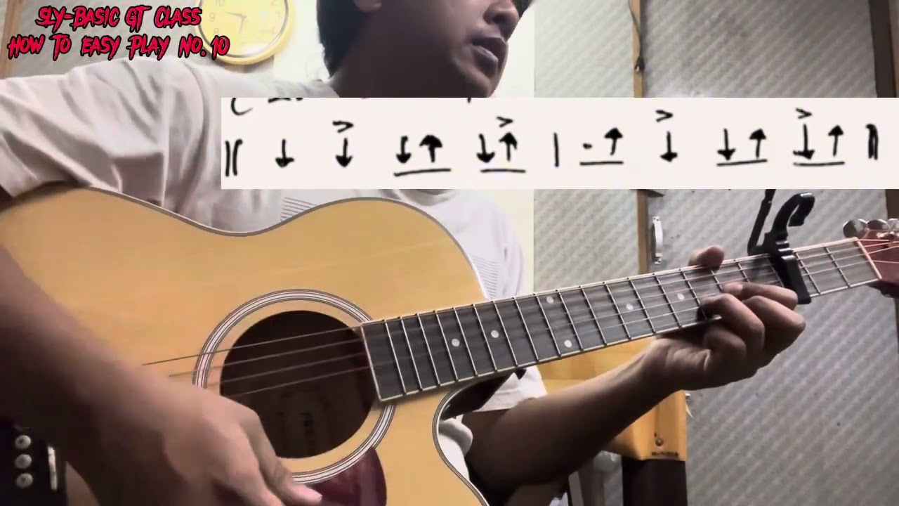 အလွမ်း-လေးဖြူ (How to easy play rhythm part)