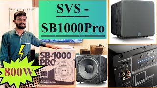 SVS-SB1000 Pro 12 Active Subwoofer - Review