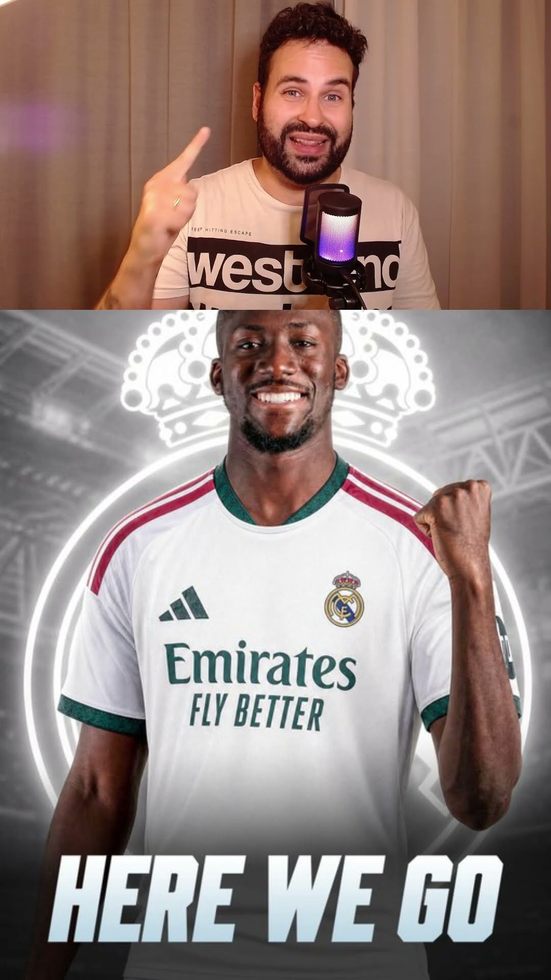 konaté al Madrid confirmado  #shortvideo #futbol #realmadrid #mancuer #konate