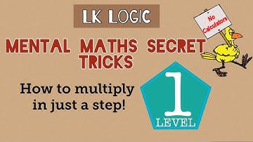 Mental Math Secret Tricks - How to multiply in your head in just 1 second! Level #1