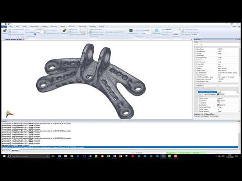 Curvature Sensitive Remeshing - Polygonica Demo - video from Polygonica