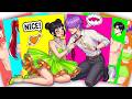 [🌺Paper DIY🌺] Pulled in by your charm! ❤️💚 HUNTRIX ZOEY x SAJA BOYS MYSTERY | Sticker Book ASMR