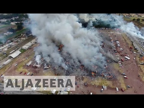 Video: Die Markttragödie In Tultepec, Mexiko, Bei Der 31 Menschen Starben, Erklärte