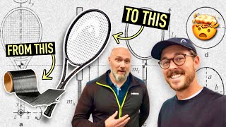How Your Tennis Racket Is Made (Factory Tour) #tennis
